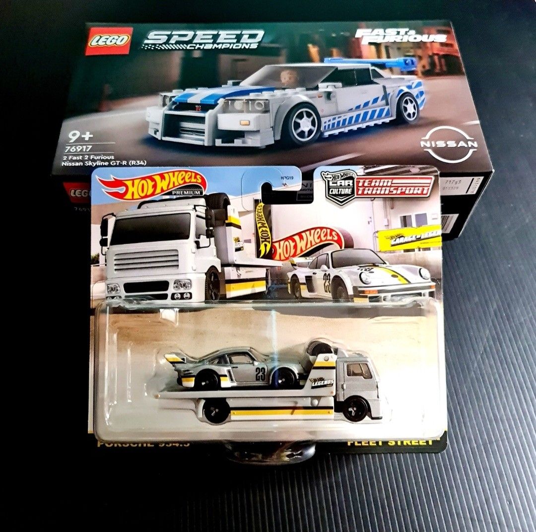 MISB Hot Wheels Premium Team Transport Garage Of Legends Porsche 934.5