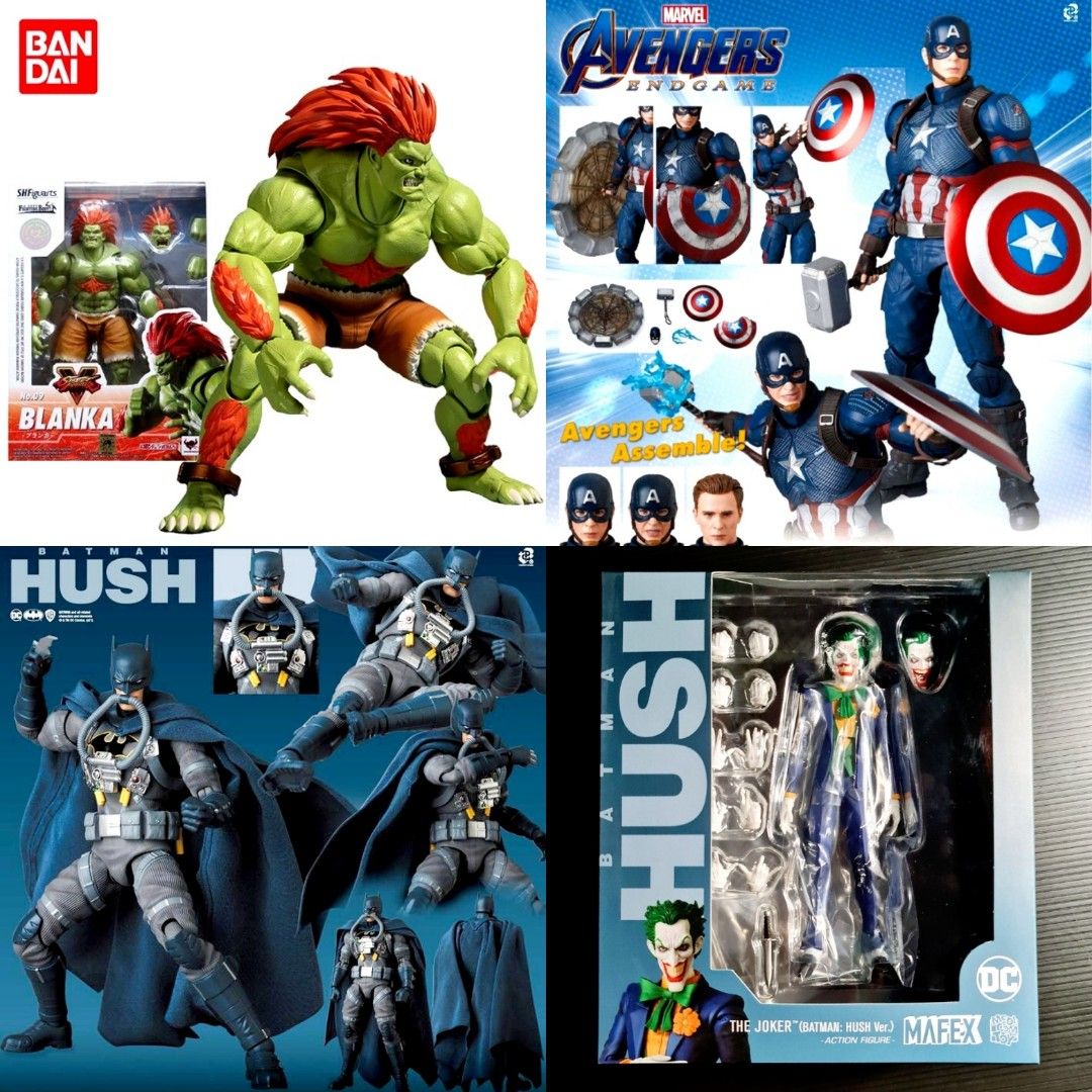MISB Authentic Mafex DC Stealth Jumper Batman Hush Version No