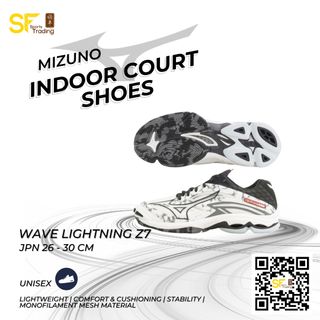 Mizuno WAVE LIGHTNING Z7 - Volleyball shoes - white/cabernet/gold