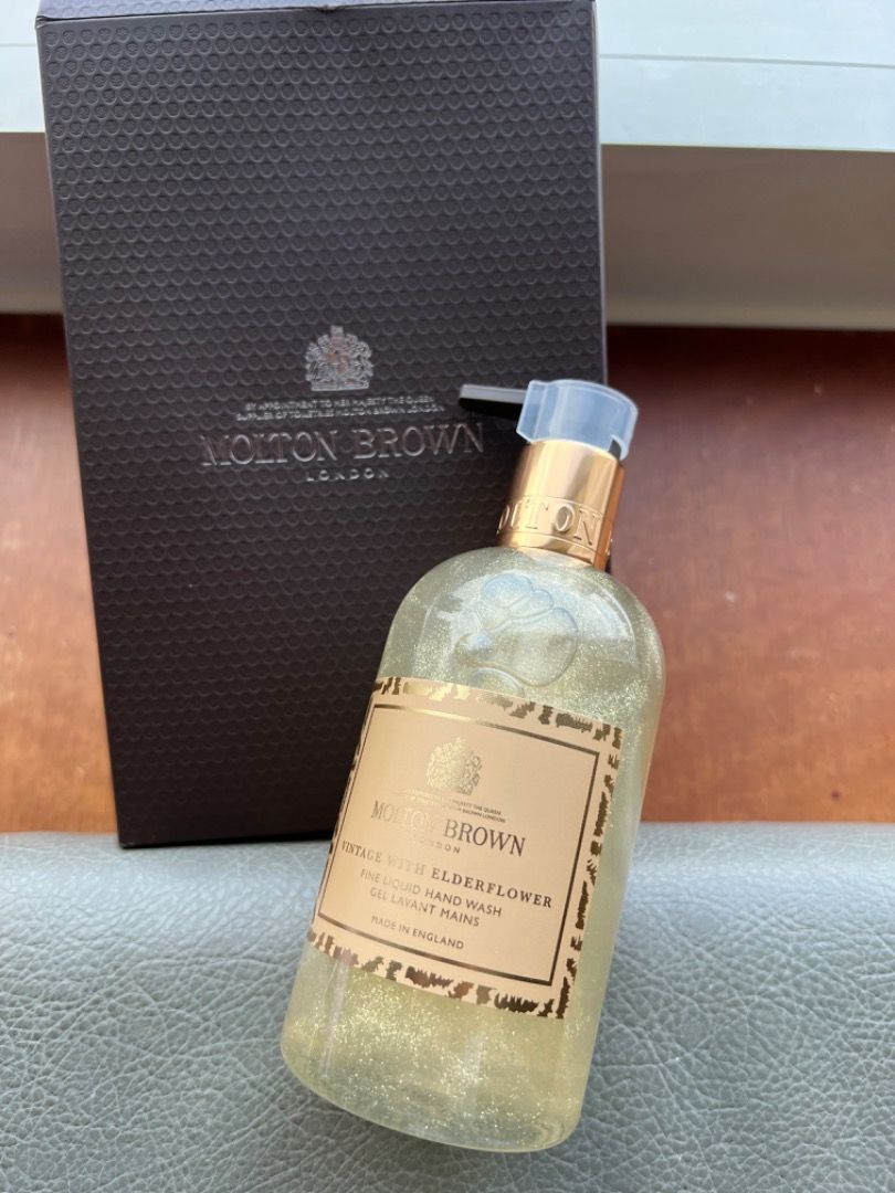 Molton Brown Vintage with Elderflower hand wash 300ml, 美容