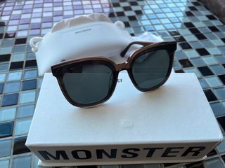 Moncler * gentle monster 聯名款咖啡色太陽眼鏡