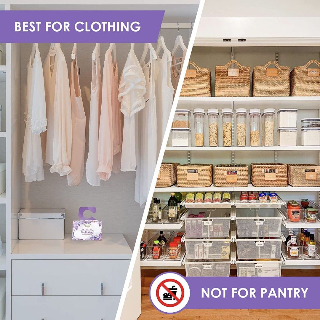 Moth Traps for Clothes, Closets, Fabrics, and Carpets, Clothes Moth