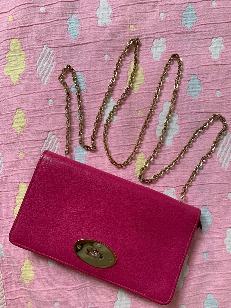 Mulberry wallet on chain, Luxury, Bags & Wallets on Carousell