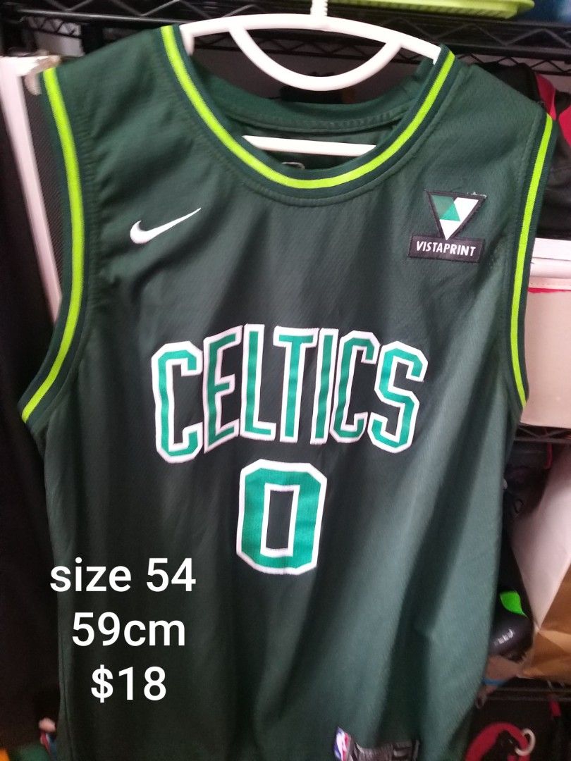 100% Authentic Jason Tatum Nike City Edition Celtics Jersey 44 M VistaPrint