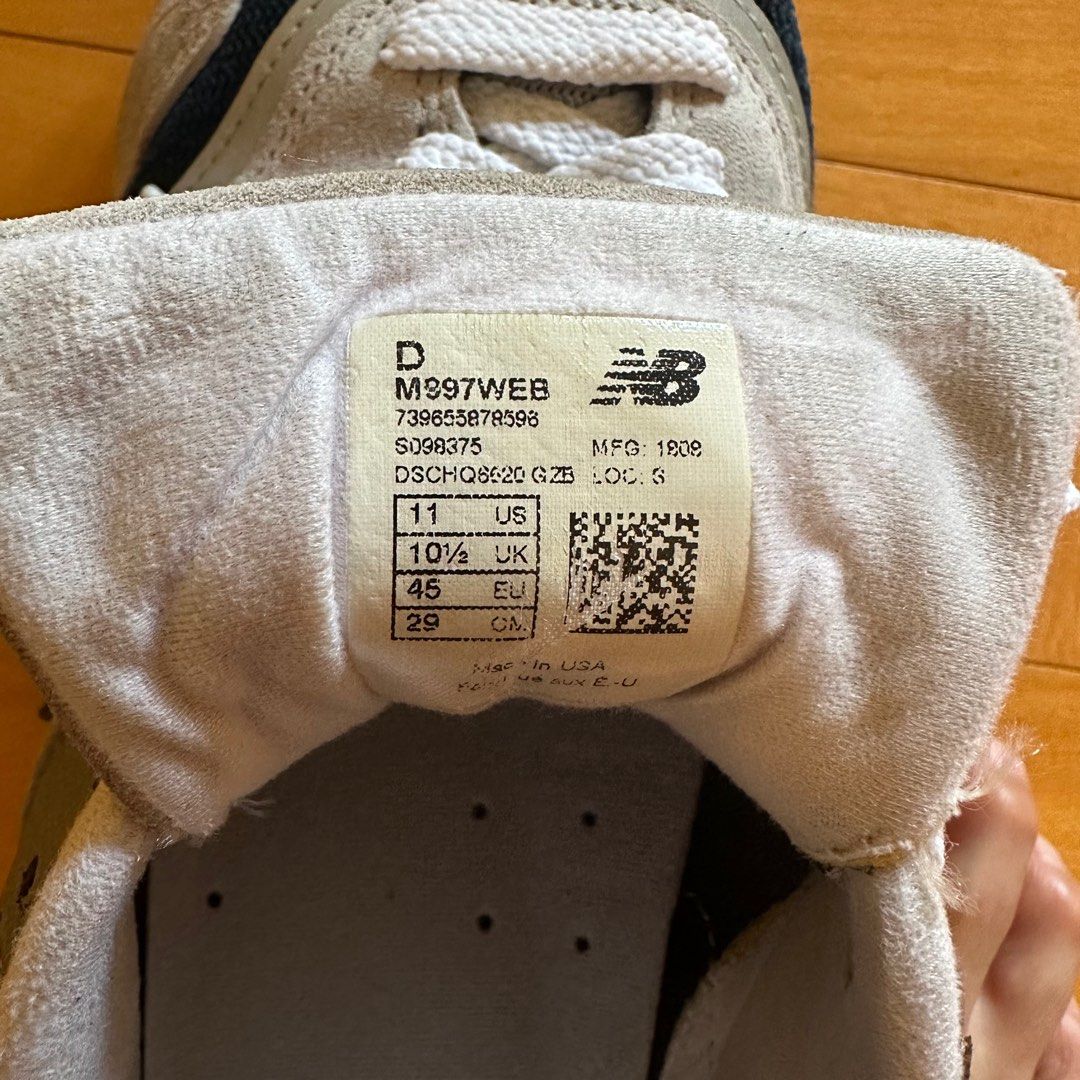 New Balance M997 WEB Made in USA (US11), 男裝, 鞋, 波鞋- Carousell