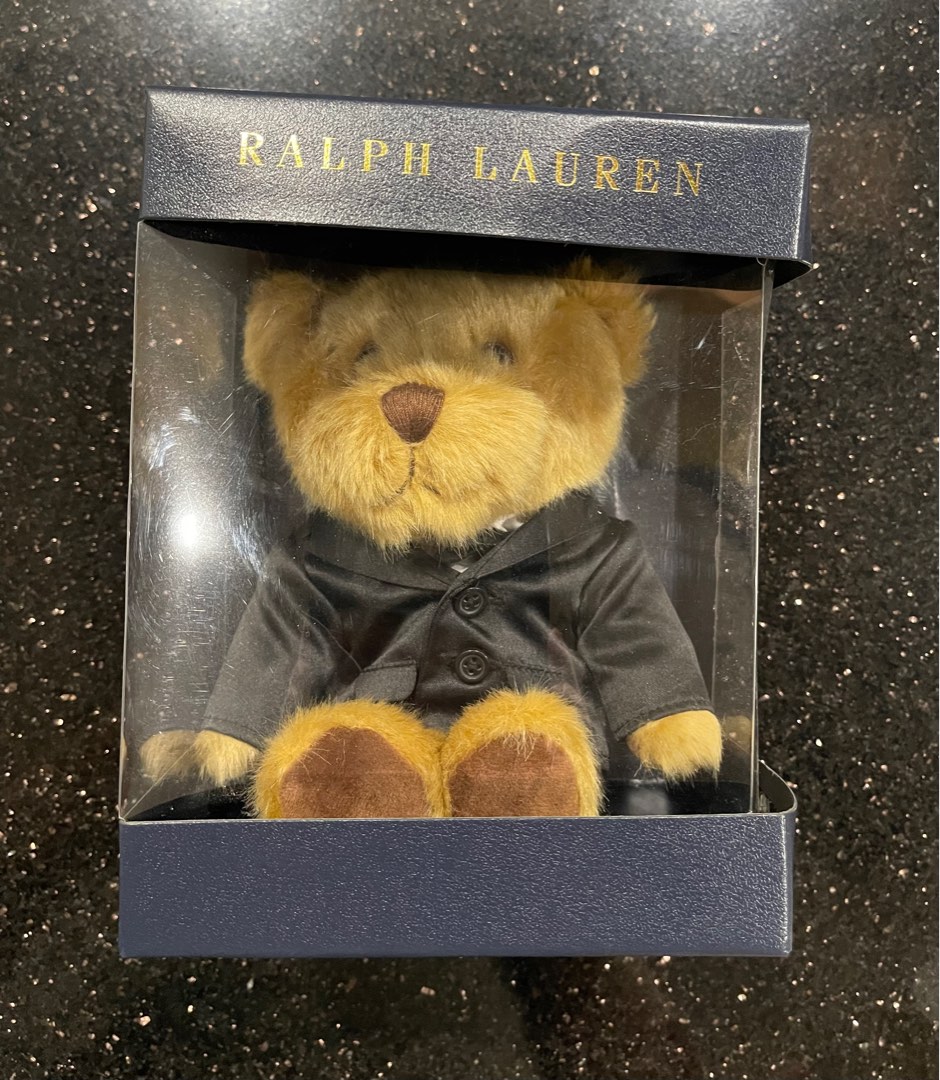 Ralph Lauren Polo Bear Plush Stuffed Animal Tuxedo Teddy 2022 New in Box