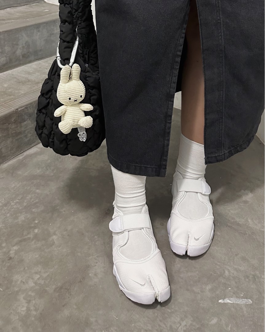 Nike Air Rift White Women s Fashion Footwear Sneakers on
