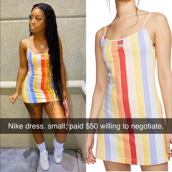 Nike store colorful dress