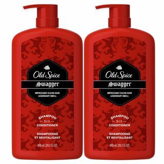 Old Spice 2-in-1 Shampoo & Conditioner, Swagger & Pure Sport for men 865mL