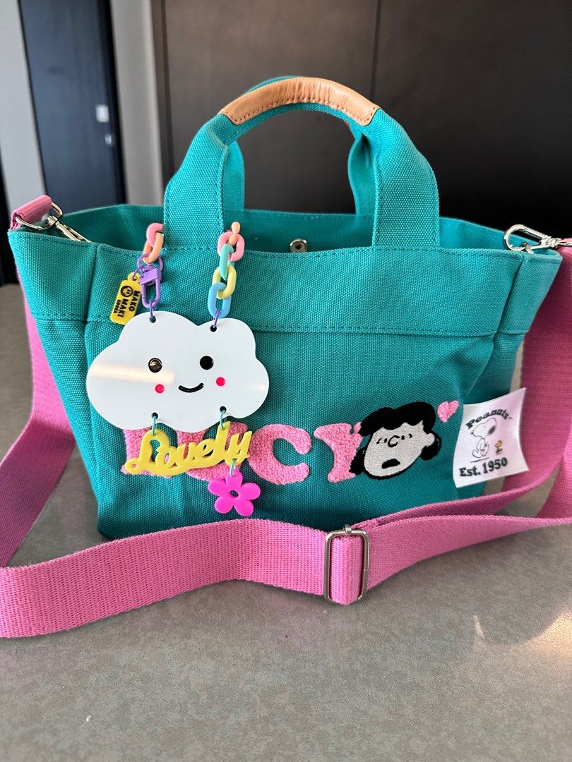 Original Peanuts Lucy Canvas Bag, Women's Fashion, Bags & Wallets