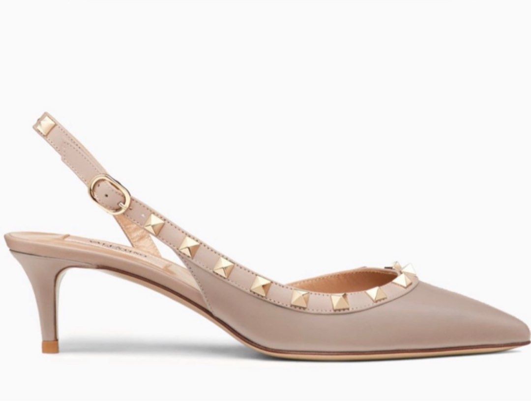 Outlet Valentino Garavani rockstud sling back heels