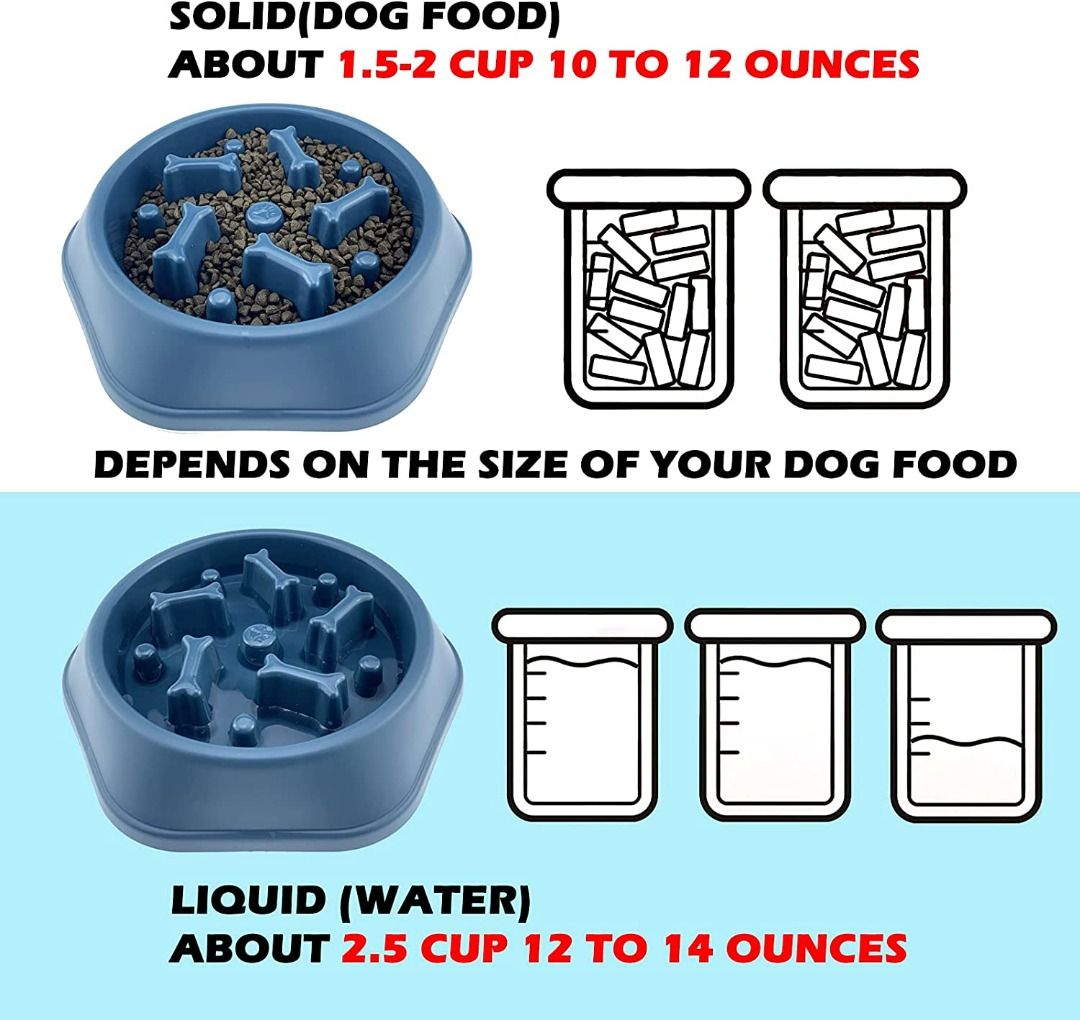 Pet Anti Choke Bowl Cat Dog Puppy Feeder Slow Eating Bowl Pet Bowl