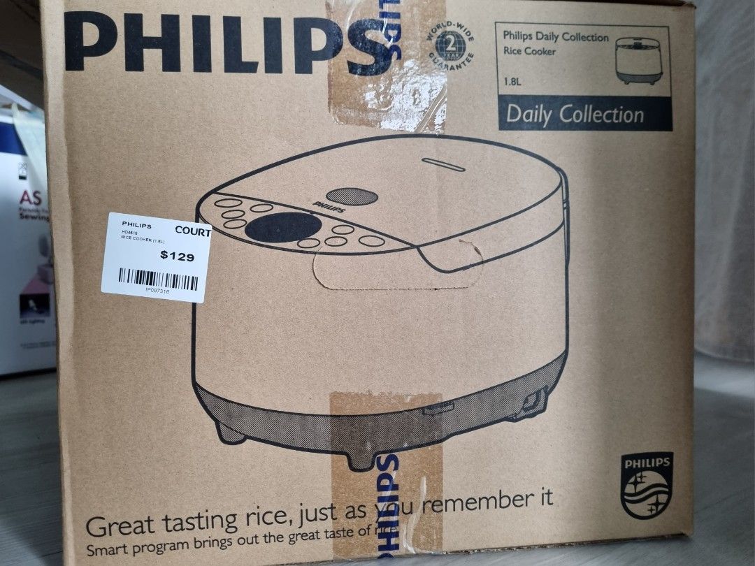 Philips Fuzzy Logic Rice Cooker 1.8l HD4515, TV & Home Appliances