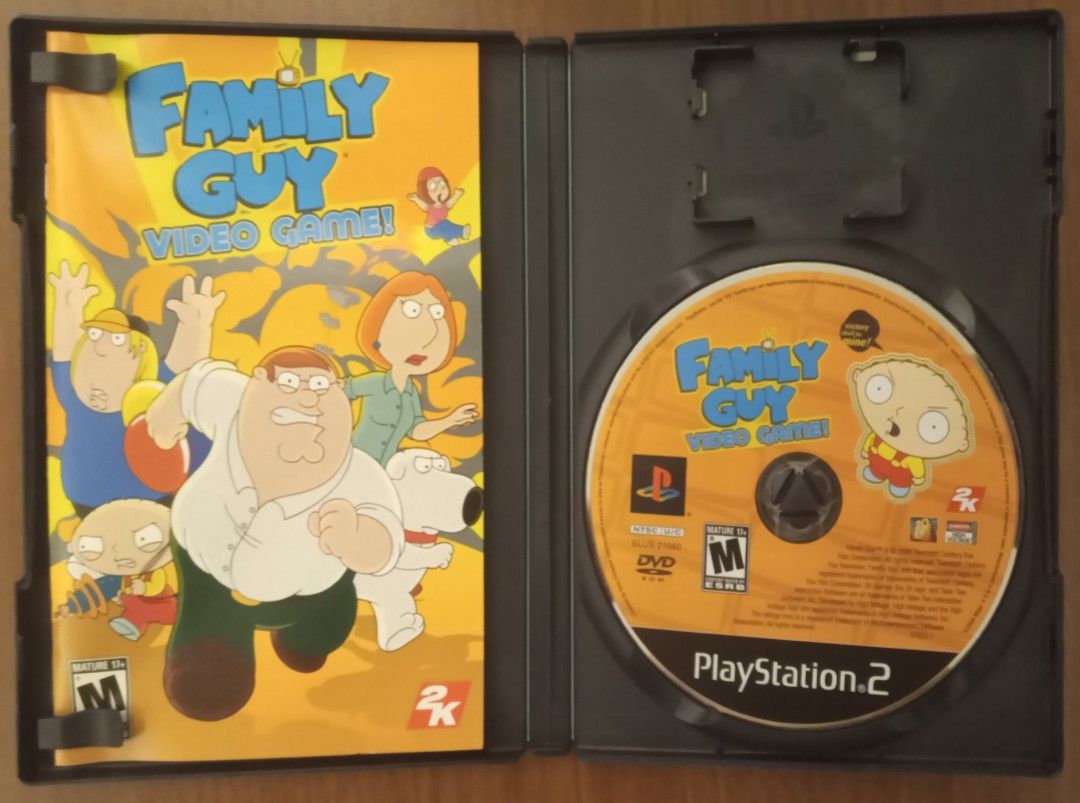 PlayStation 2 PS2 Family Guy Video Game Video Gaming Video