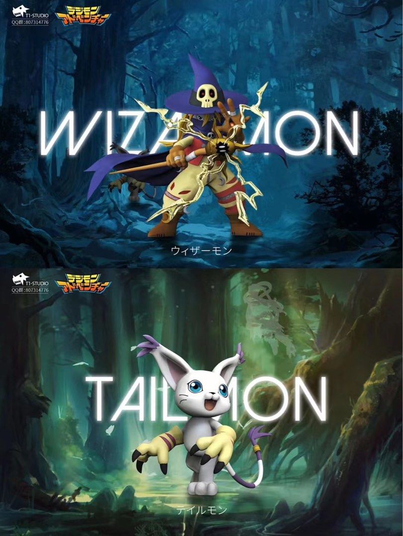 FXW テイルモン プロットモン フィギュア Digimon Tailmon Resin Statue - FXW Studio [Pre-Order Closed