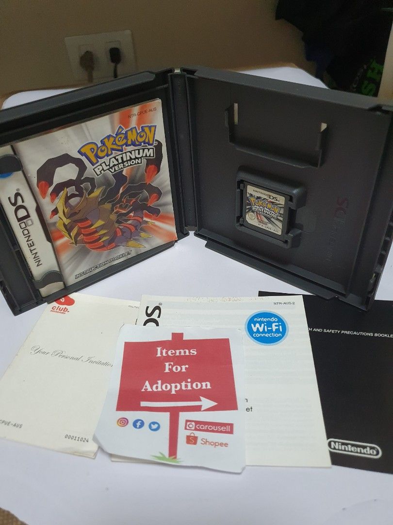 Pokemon Platinum (Nintendo DS, Aus) (Category: Nintendo) located in Quezon City. Submitted by itemsforadoption (Listing ID 1239664900, Image 3). Description: Rfs: Its 2023! Happy New Year! Hoping you have a good year ahead of you! If you have questions feel free to send a message. Though I'll most likely be able to reply from 10am to 8pm. Please be patient and understanding. Decluttering games and items that I've picked up or for friends and fami