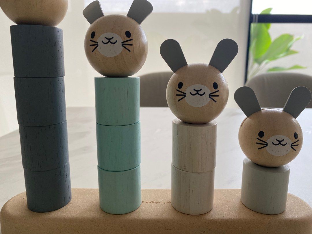 Pottery Barn Kids Bunny Stacker Hobbies Toys Toys Games on Carousell