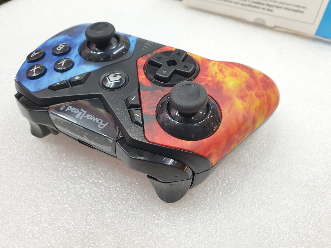 Power lead Wireless Controller for N-S/PC/Android with 6 Axis Gyroscope ...