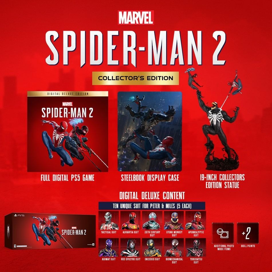 Marvel's Spider-Man 2 Collector's Edition – PS5 Free Shipping