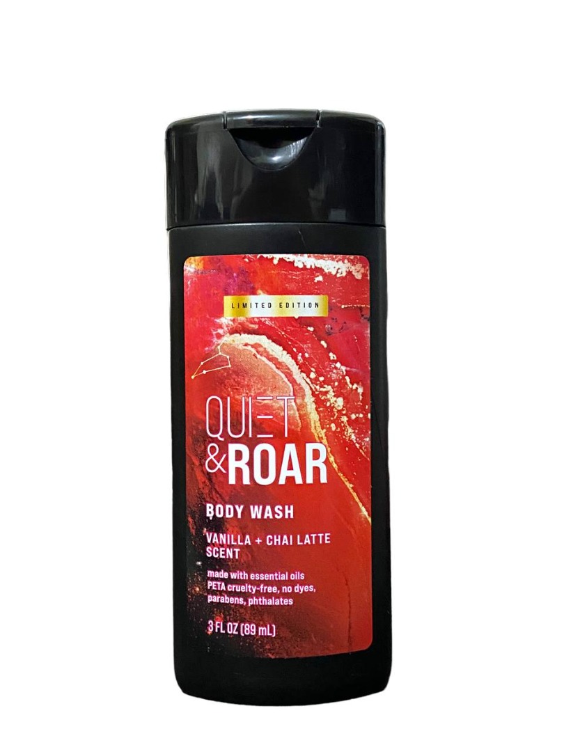 Quiet & Roar Limited Edition Body Wash Vanilla & Chai Latte 89mL
