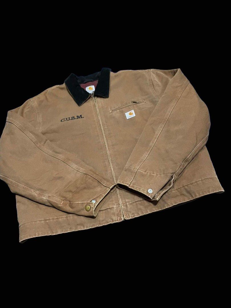 Carhartt Relaxed Fit Duck Work Pants, Men's, W37 equivalent cotton beige type brown Vintage Second Hand main image 0