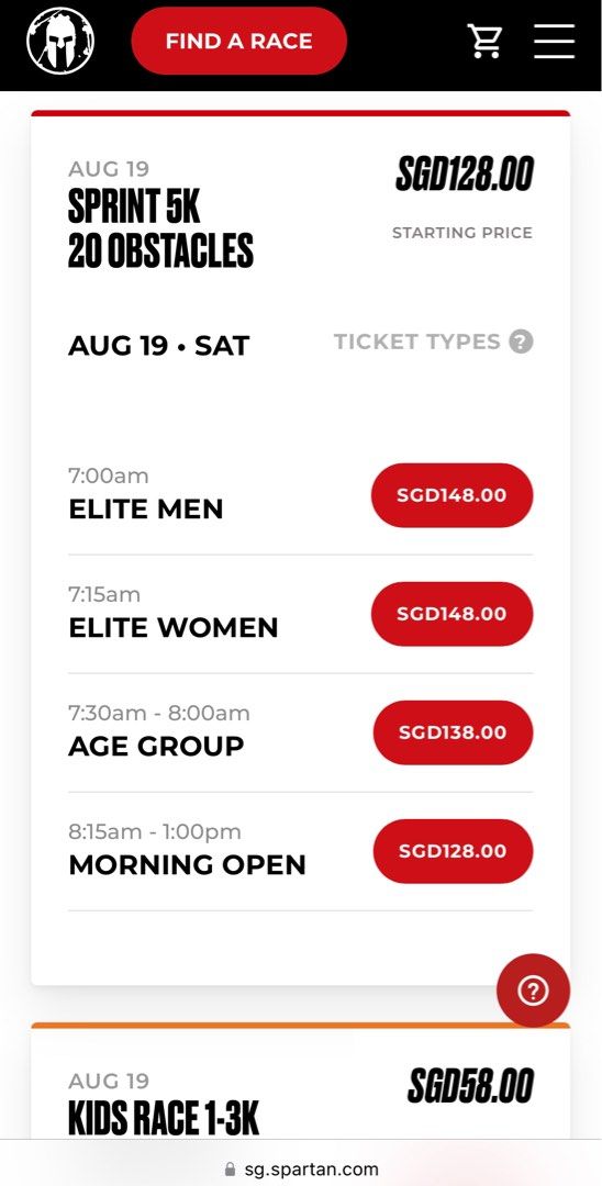 Relocation / Moveout Deal Spartan Race Singapore Sentosa (19Aug