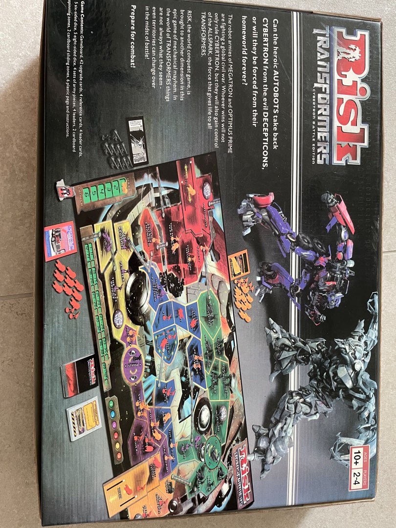 Risk board game (transformers version), Hobbies & Toys, Toys & Games on ...