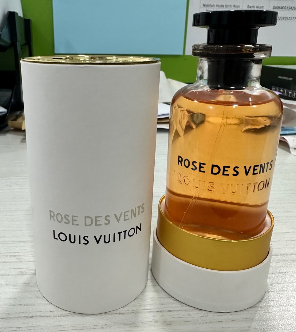 P40A) LOUIS VUITTON ROSE DES VENTS PERFUME EAU DE PARFUM 100ML, Beauty &  Personal Care, Fragrance & Deodorants on Carousell