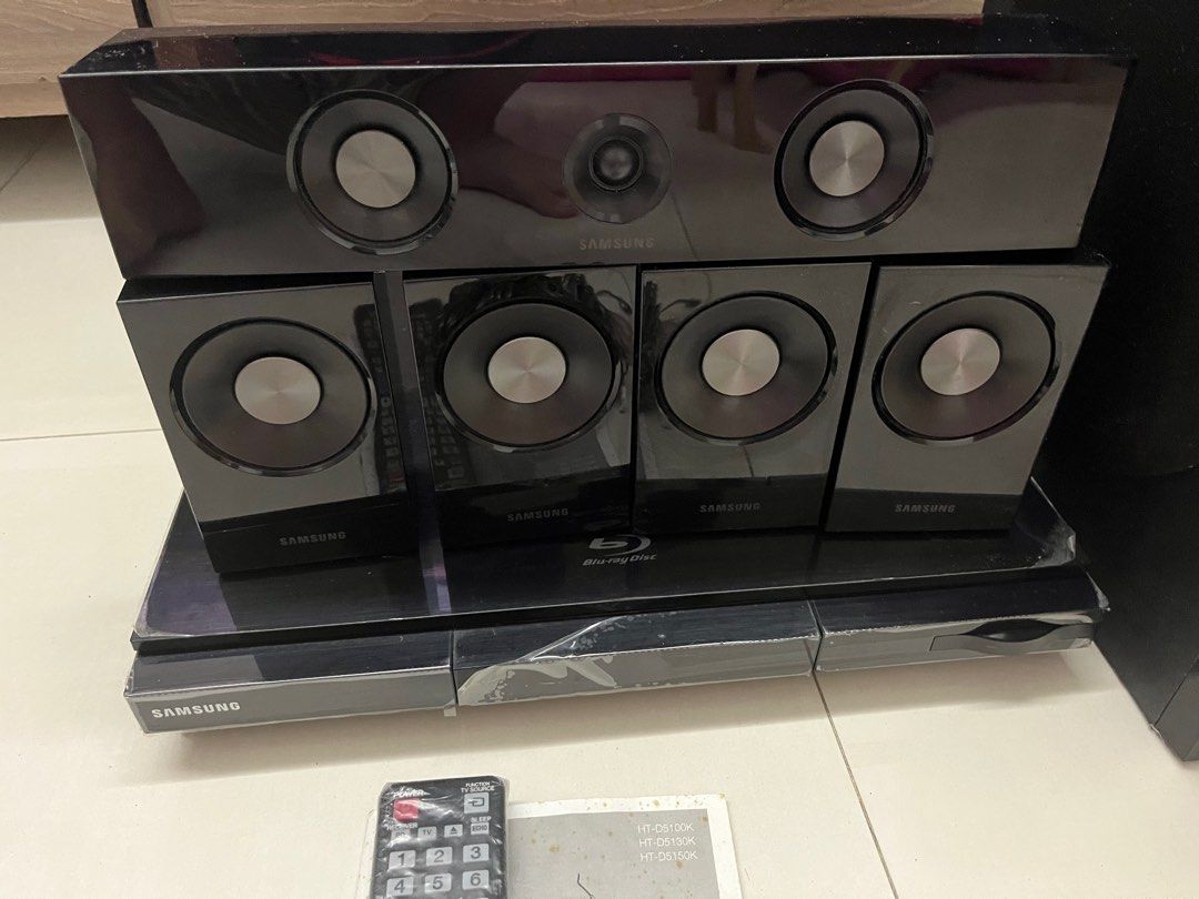 Samsung 5.1 Blu-ray Disc / HT-D5100K, TV & Home Appliances, TV ...