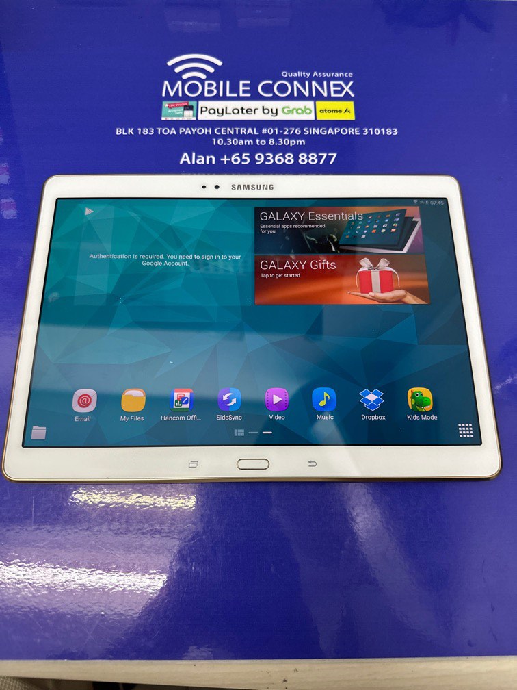 Samsung tablet galaxy tab s 10.5 32gb wifi k2z, Mobile Phones