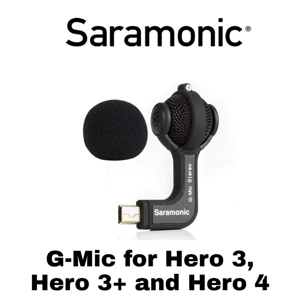 G-Mic Mini Stereo Ball Microphone for GoPro Hero4, Hero3 & Hero3+