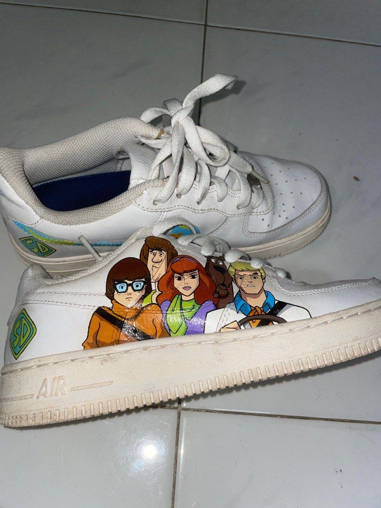 Nike Air Force 1 Scooby Doo Limited Edition Custom Women s Fashion Footwear Sneakers on Carousell