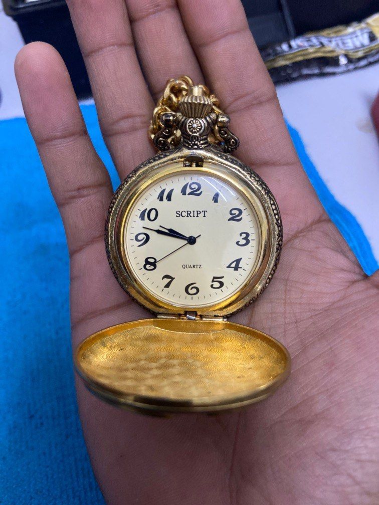 Brut quartz pocket watch sale