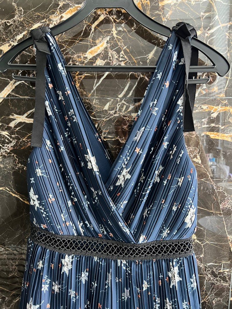 Self portrait star deals print dress