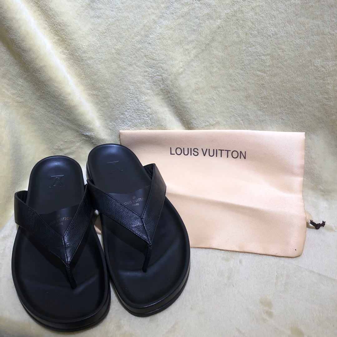 Louis Vuitton Mirabeau Thong 2023 Ss, Black, 6