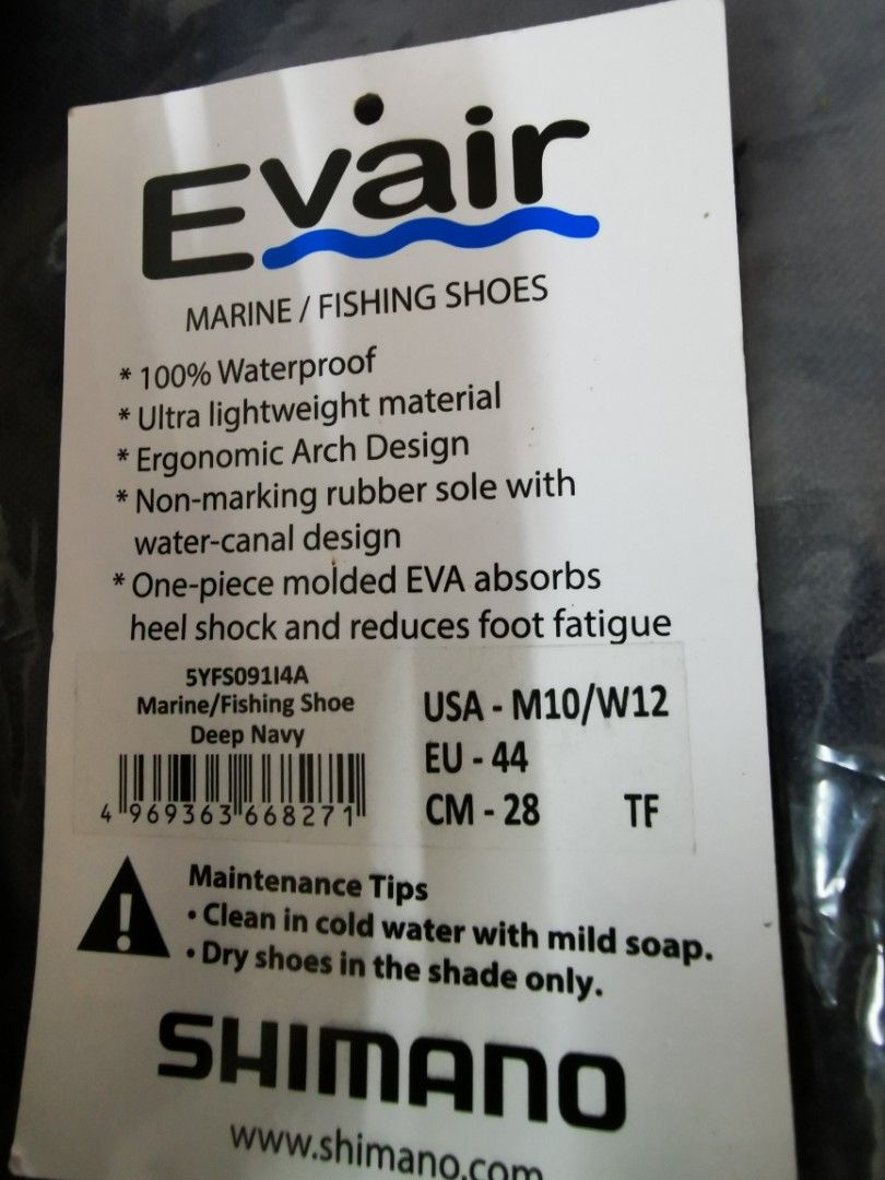 Shimano Fishing Evair Shoe – Camo Design For Anglers, Size 9