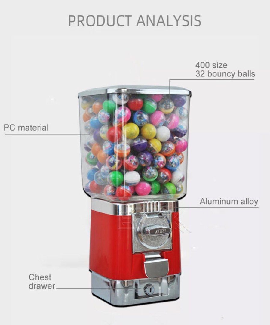 Single Head Vending Machine with FREEBIES, Hobbies & Toys, Toys & Games