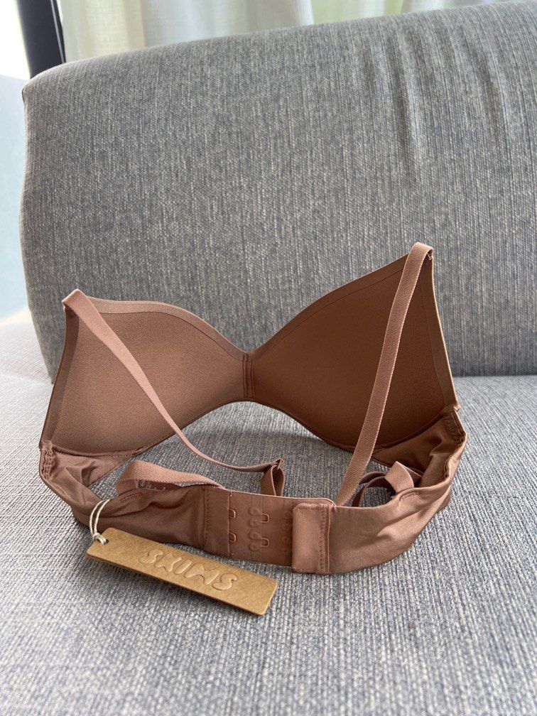 WIRELESS FORM PUSH-UP PLUNGE BRA | COCOA