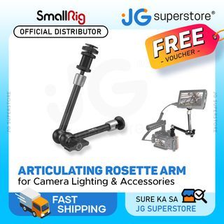 SmallRig Articulating Rosette Arm 11 inches Long with Cold Shoe Mount 1498B  | JG Superstore