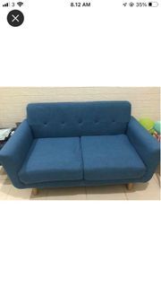 Sofa biru dekoruma