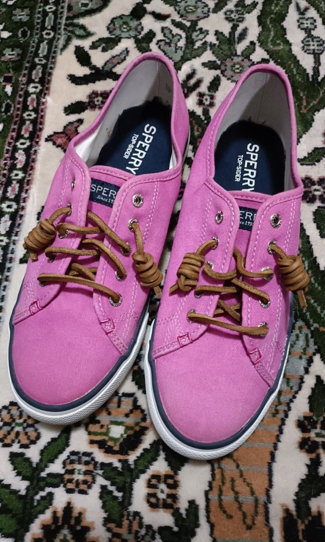 Pink sperry sale top sider