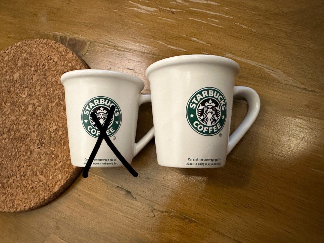 STARBUCKS Espresso Cups, Furniture & Home Living, Kitchenware