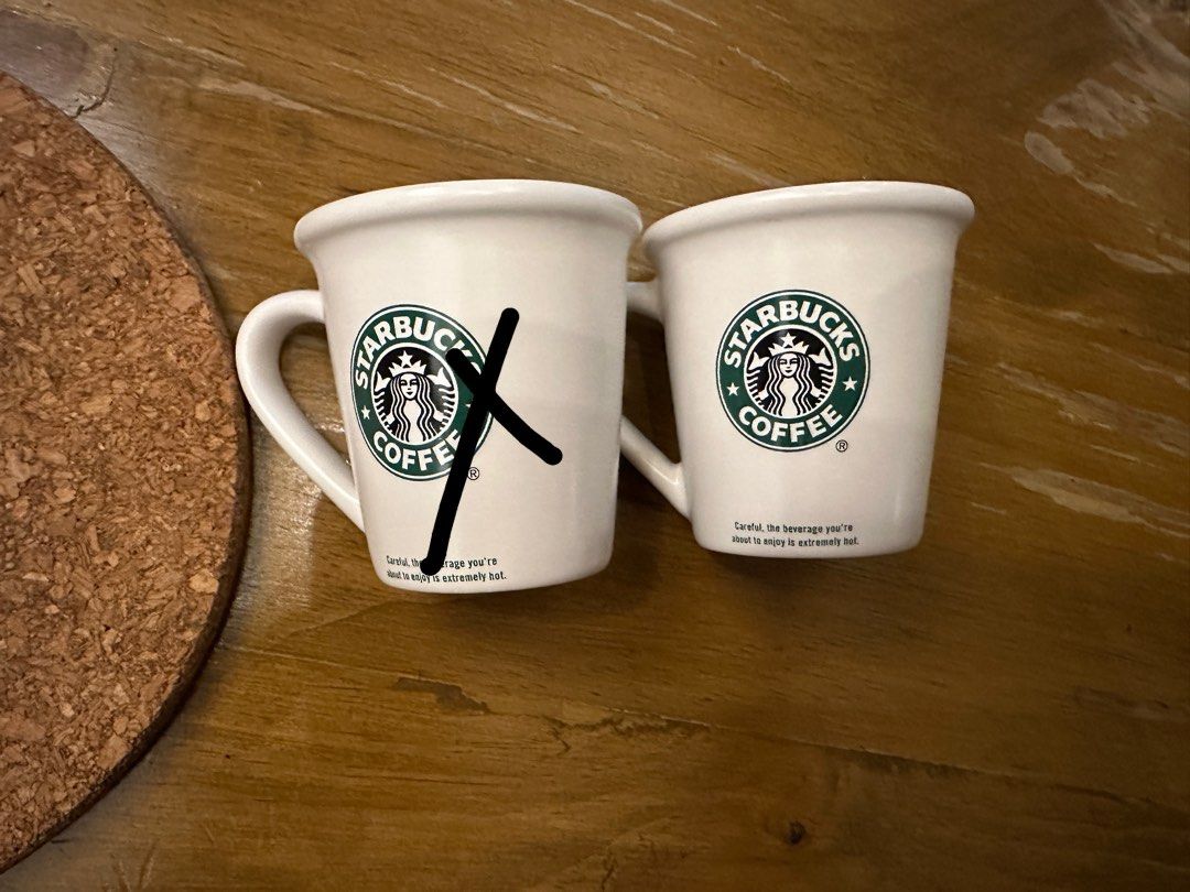 STARBUCKS Espresso Cups, Furniture & Home Living, Kitchenware