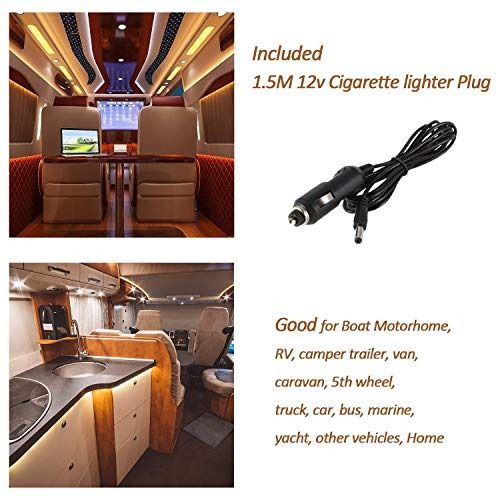 LED RV Lights, 12V Led Lights Dimmable Camper Interior Lights 3000K  Ultra-Thin RV Lights Interior Waterproof 12 Volt LED Ceiling Lights  Motorhome Sailboat Yacht Case of 8 Packs 