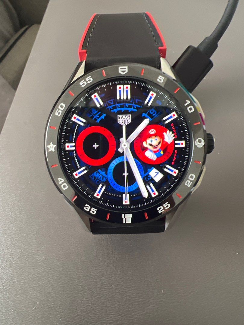 Heuer Connected Mario Uhr Tag Heuer Connected X Super Mario