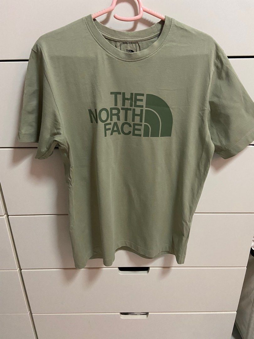 Mens green north face t shirt cheap