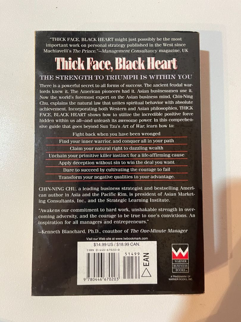 Thick Face Black Heart, Hobbies & Toys, Books & Magazines, Fiction
