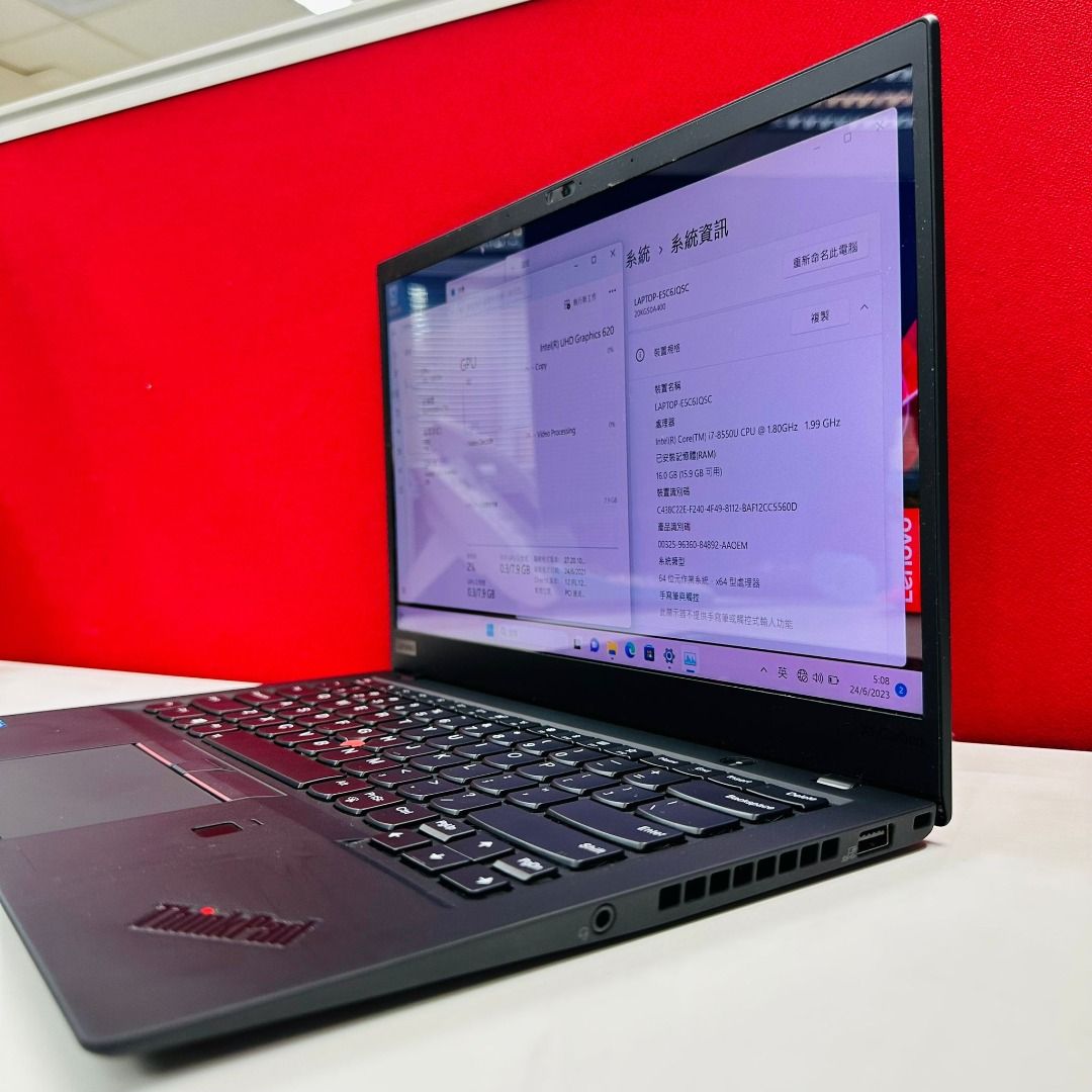 THINKPAD X1 Carbon 6代(i7-8代/16GB RAM/ 1TB SSD) SH0173798, 電腦