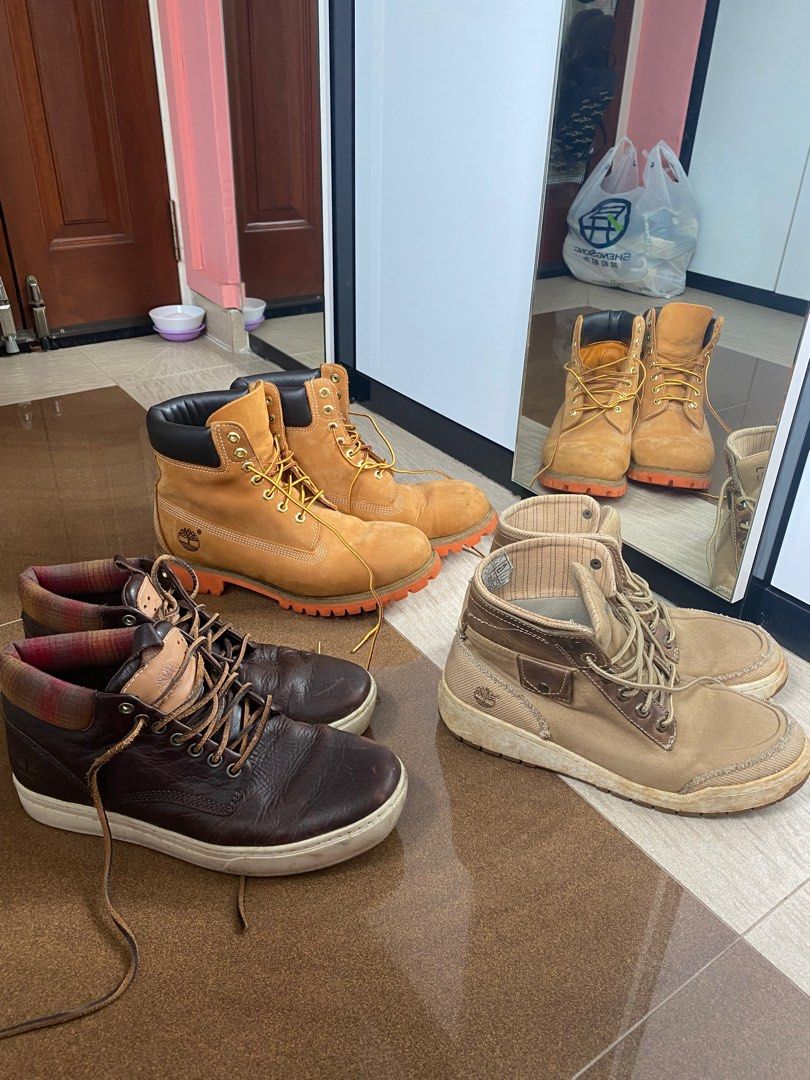 Timberland Boots High Mid Men s Fashion Footwear Boots on Carousell