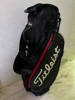 TITLEIST PREMIUM STAND BAG BLK/BLK/RED main image 0